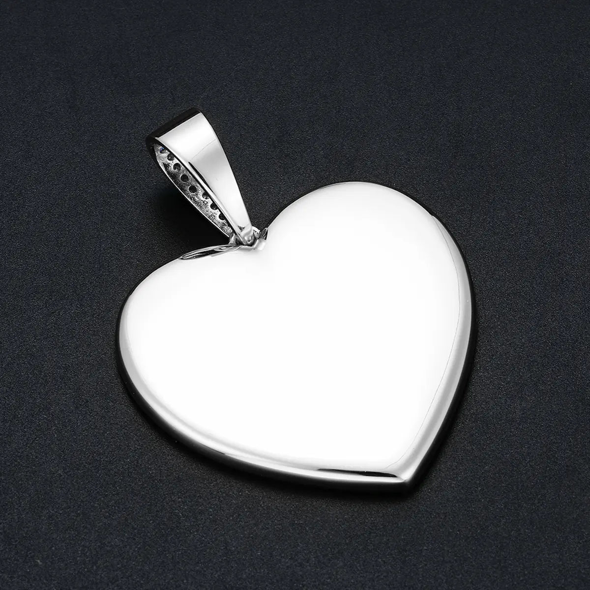 18K Gold Plated Custom Heart Pendant With Picture