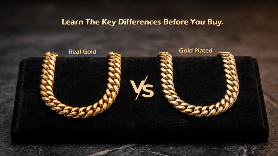 Real Gold vs Gold Plated Chains: What's the Difference? | Rapper Chains