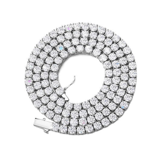 4mm Iced Out CZ Tennis Chain