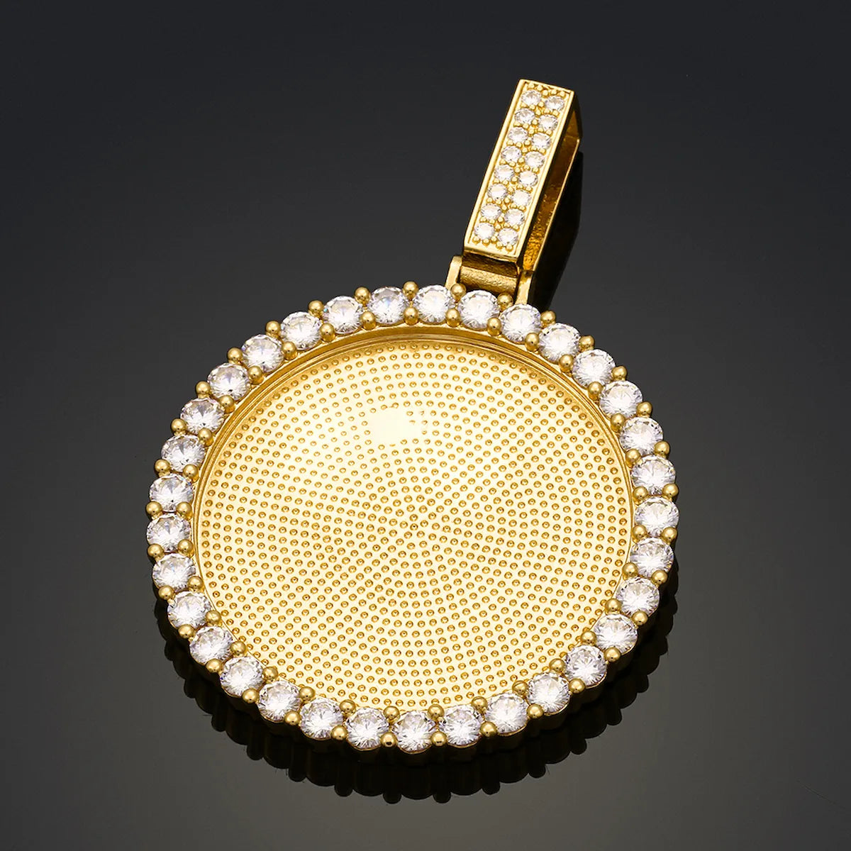 18K Gold Plated Custom Memorial Chain With Picture
