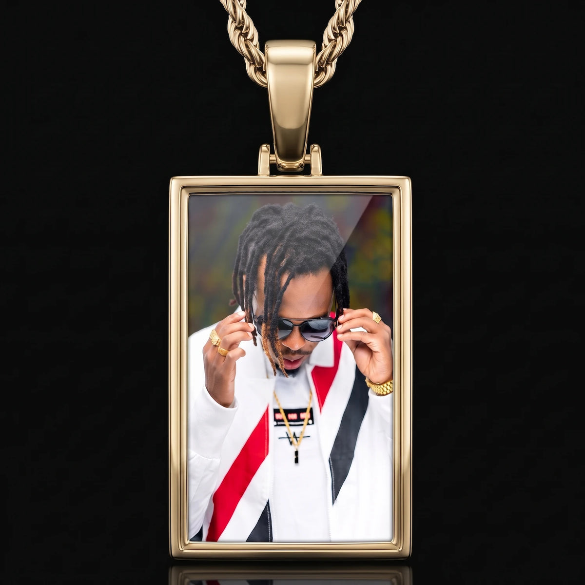Custom Iced Out Picture Pendant For Men