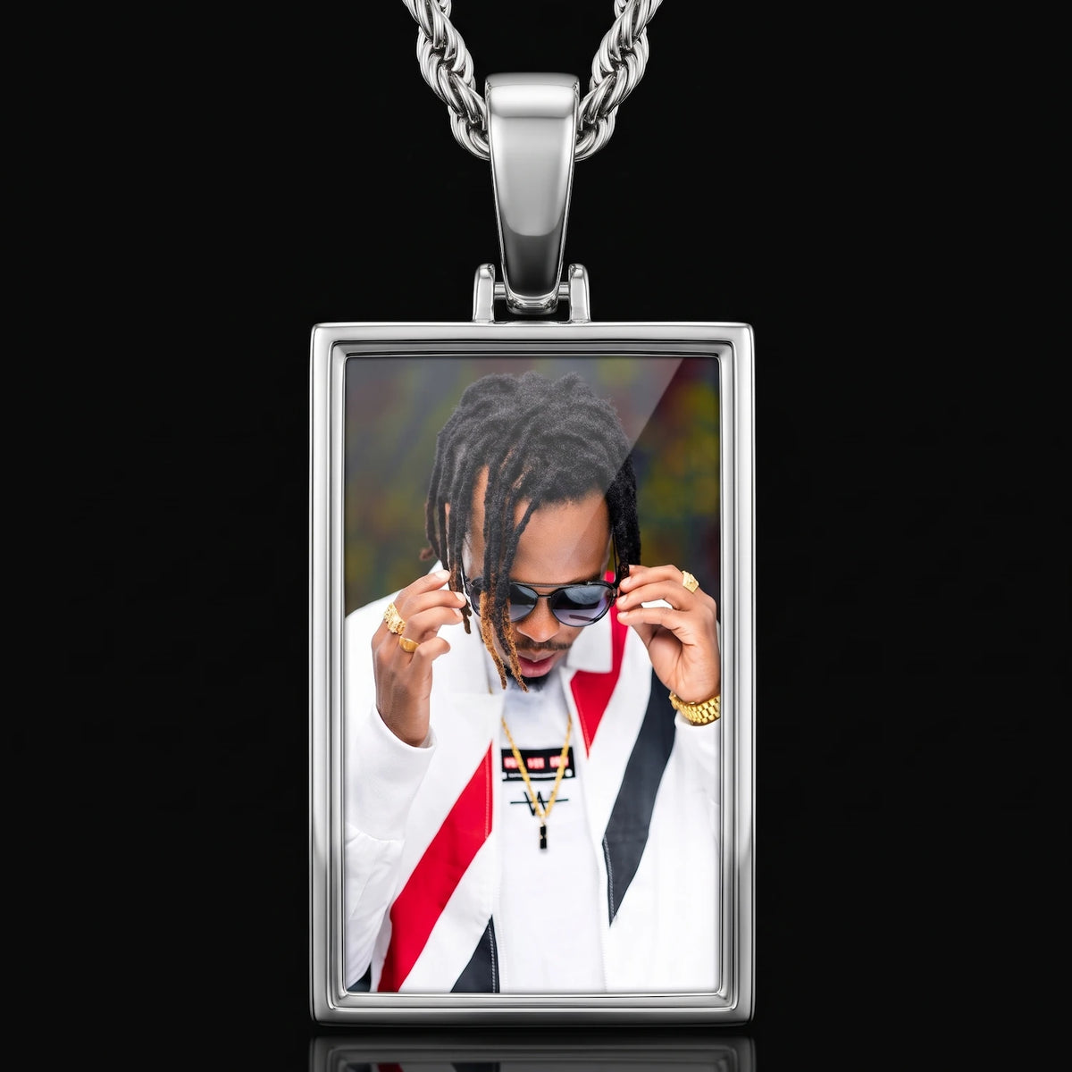 Custom Iced Out Picture Pendant For Men