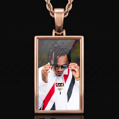 Custom Iced Out Picture Pendant For Men