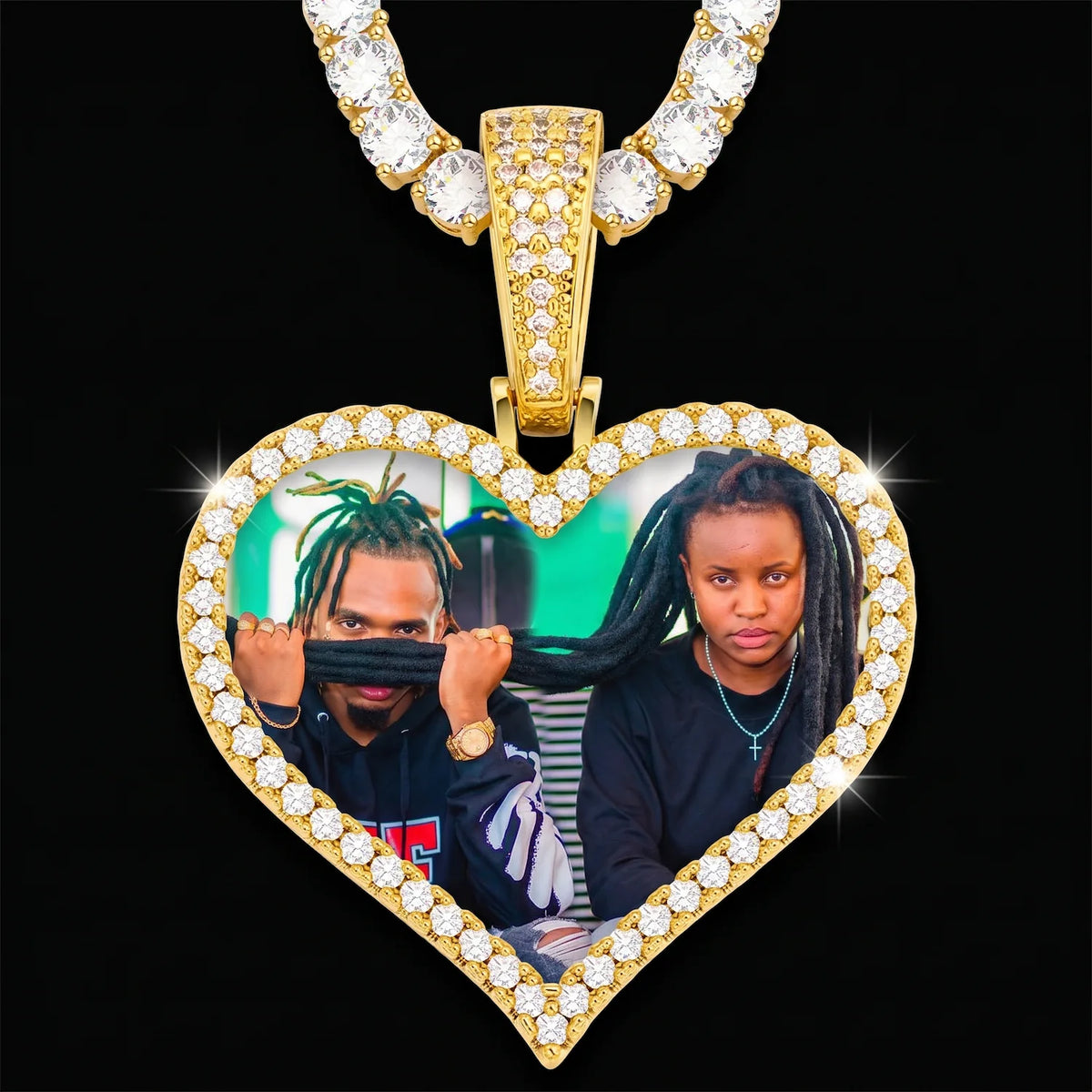Custom Heart Pendant With Picture