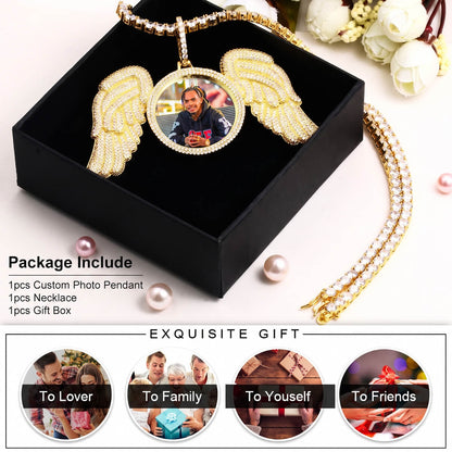 angel wings chain for gift view