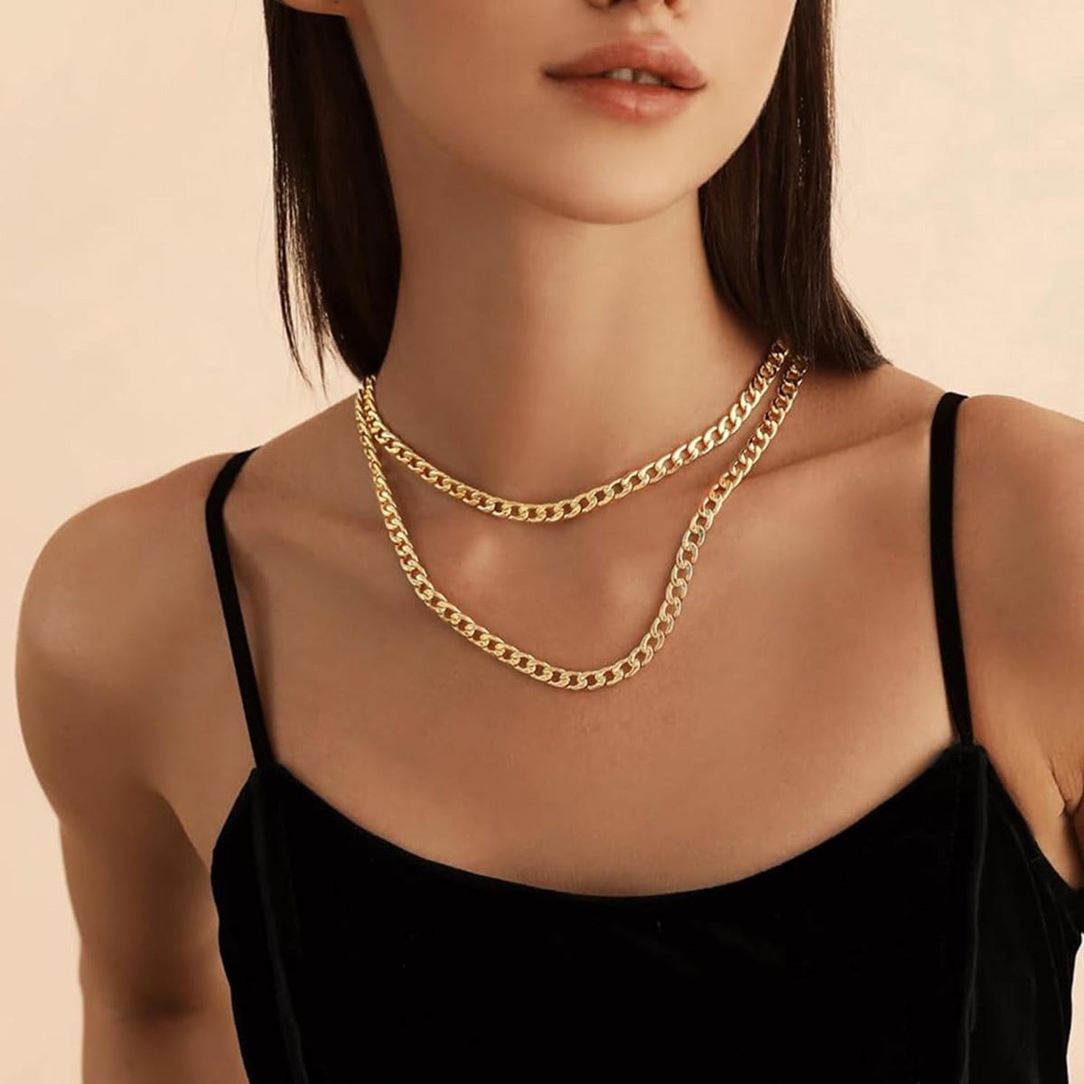 fashion style 6mm Cuban link chain necklace for men